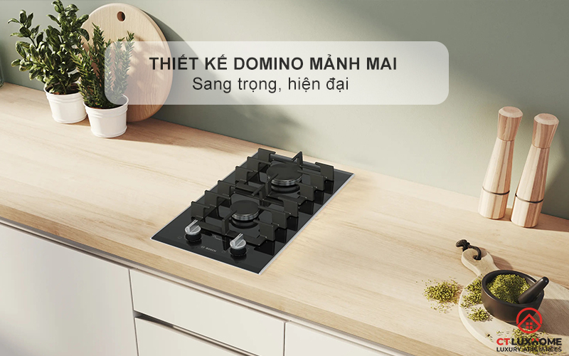 BẾP GAS 2 VÙNG NẤU BOSCH PRB3A6I40 MÀU ĐEN SERIES 8 1