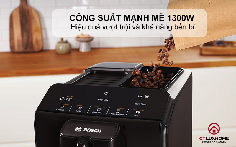 MÁY PHA CÀ PHÊ BOSCH TIE20119 TỰ ĐỘNG SERIE 2  2