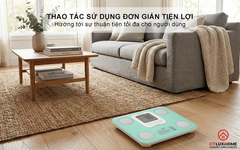 Thao tác sử dụng đơn giản tiện lợi
