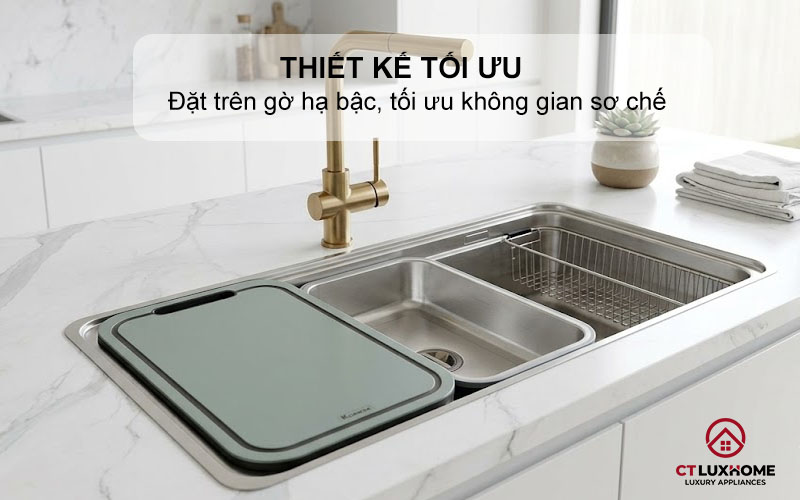 THỚT SỢI GỖ KONOX CUTTING BOARD CB470 PP MÀU XANH 1