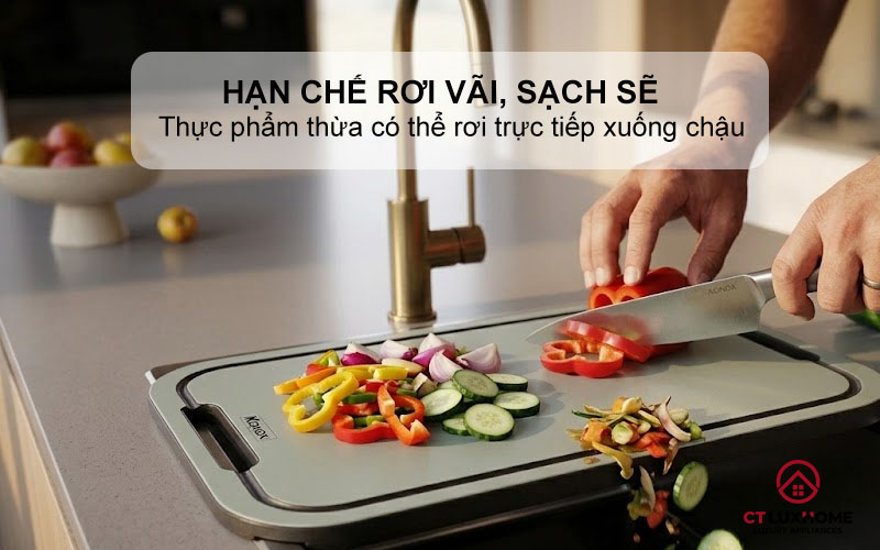 THỚT SỢI GỖ KONOX CUTTING BOARD CB470 PP MÀU XANH 4