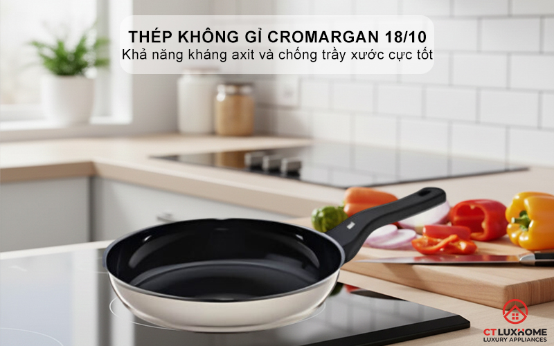  CHẢO RÁN WMF FUSIONTEC FRYING PAN 28CM COMPACT MACADAMIA 0517275290 2