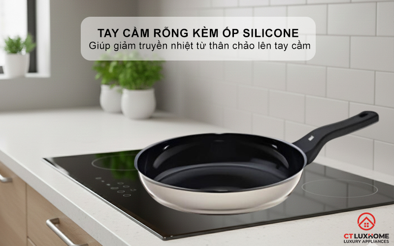  CHẢO RÁN WMF FUSIONTEC FRYING PAN 28CM COMPACT MACADAMIA 0517275290 6