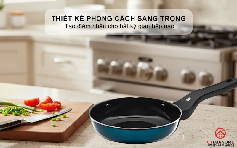 CHẢO RÁN WMF FUSIONTEC FRYING PAN 28CM COMPACT PETROL 0517285290 1