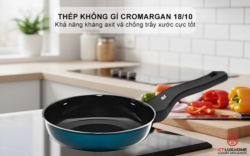 CHẢO RÁN WMF FUSIONTEC FRYING PAN 28CM COMPACT PETROL 0517285290 2