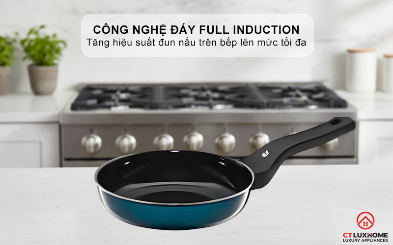 CHẢO RÁN WMF FUSIONTEC FRYING PAN 28CM COMPACT PETROL 0517285290 4