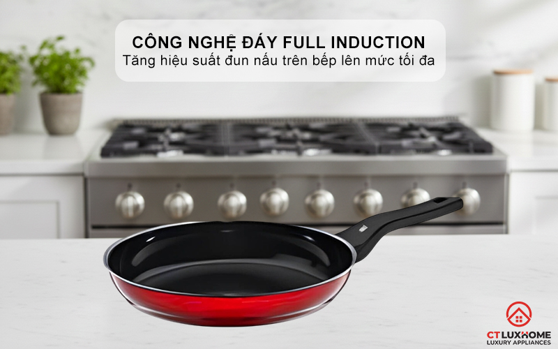 CHẢO RÁN WMF FUSIONTEC FRYING PAN 20CM COMPACT RED 0517365290 4