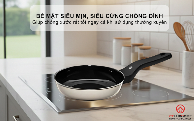 CHẢO RÁN WMF FUSIONTEC FRYING PAN 20CM COMPACT MACADAMIA 0517375290 3