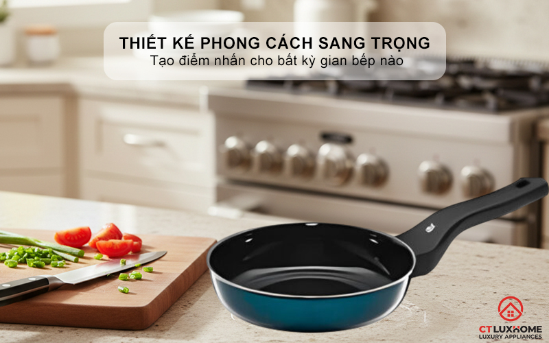 CHẢO RÁN WMF FUSIONTEC FRYING PAN 20CM COMPACT PETROL 0517385290 1