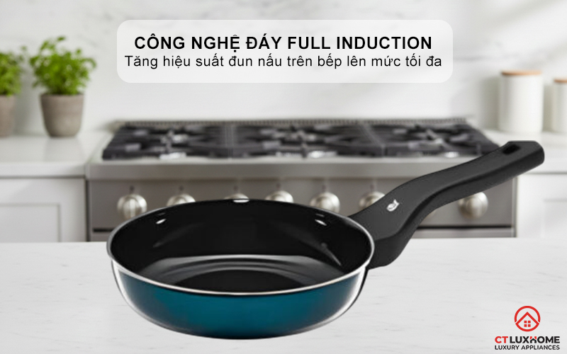 CHẢO RÁN WMF FUSIONTEC FRYING PAN 20CM COMPACT PETROL 0517385290 4