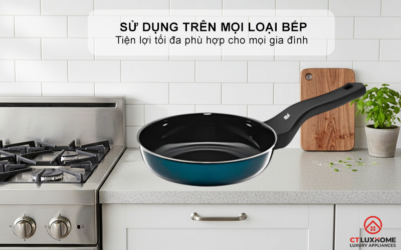 CHẢO RÁN WMF FUSIONTEC FRYING PAN 20CM COMPACT PETROL 0517385290 6