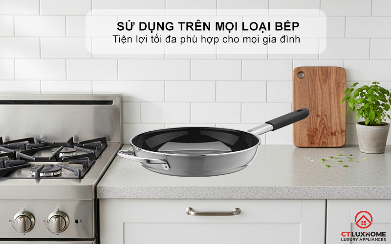 CHẢO RÁN WMF FUSIONTEC MINERAL FRYING PAN 28CM PLATINUM 0520675291 7