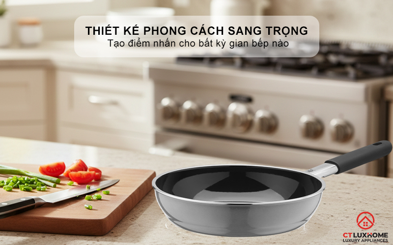 CHẢO RÁN  WMF FUSIONTEC MINERAL FRYING PAN 24CM PLATINUM 0520575291 1