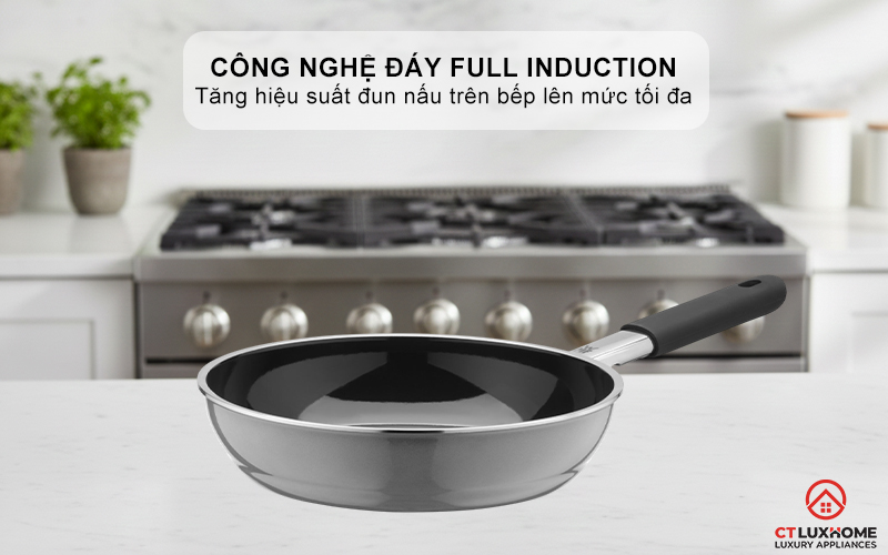 CHẢO RÁN  WMF FUSIONTEC MINERAL FRYING PAN 24CM PLATINUM 0520575291 4