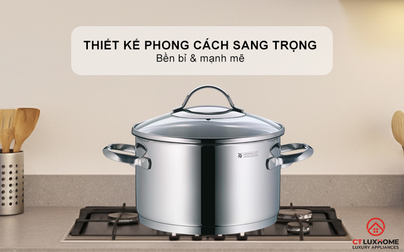 NỒI CAO CÓ NẮP  WMF PROVENCE PLUS HIGH CASSEROLE 20CM - 0722206380 1