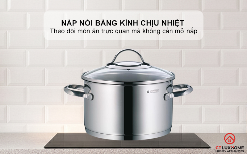 NỒI CAO CÓ NẮP  WMF PROVENCE PLUS HIGH CASSEROLE 20CM - 0722206380 3