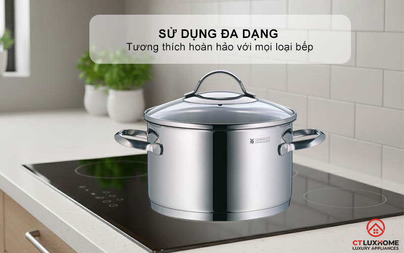 NỒI CAO CÓ NẮP  WMF PROVENCE PLUS HIGH CASSEROLE 20CM - 0722206380 7