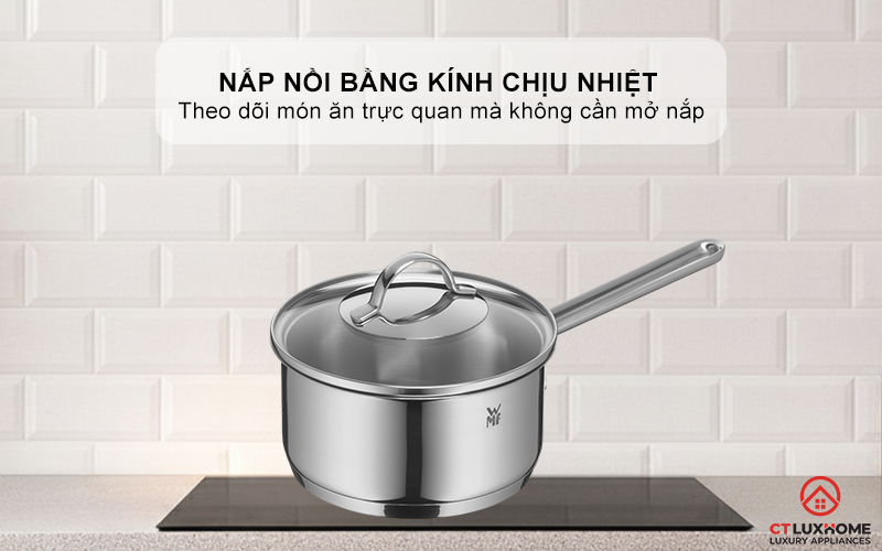 QUÁNH CÓ NẮP WMF PROVENCE PLUS SAUCEPAN 16CM - 0724166380 3