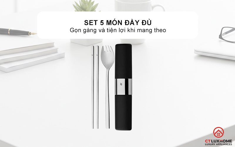 BỘ ĐŨA THÌA WMF ASIA MY2GO BLACK 1295056040 3