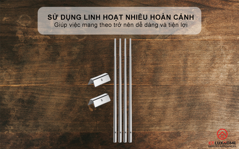 BỘ ĐŨA THÌA WMF CHOPSTICKS SET NUOVA 4 CHIẾC 2 CẶP 1292106042 5
