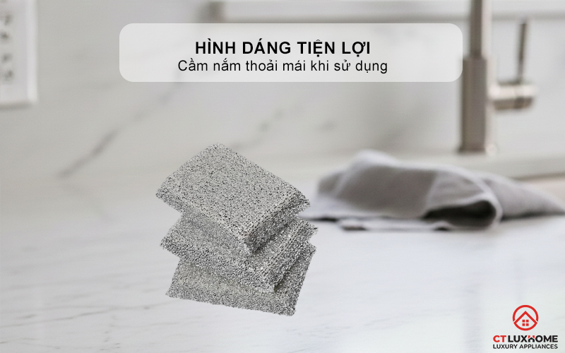 MIẾNG CHÀ RỬA BÁT WMF SCOURING PADS 3PCS SILVER 0658776040  2