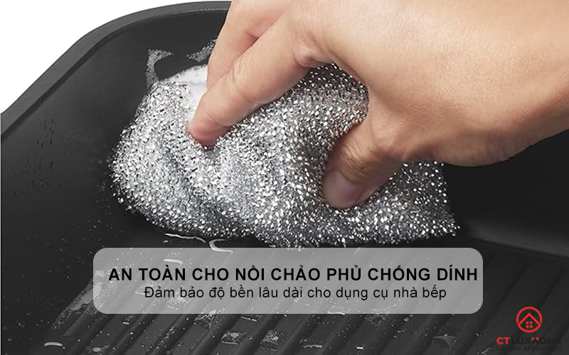 MIẾNG CHÀ RỬA BÁT WMF SCOURING PADS 3PCS SILVER 0658776040  4