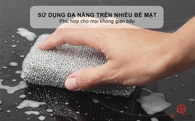 MIẾNG CHÀ RỬA BÁT WMF SCOURING PADS 3PCS SILVER 0658776040  5