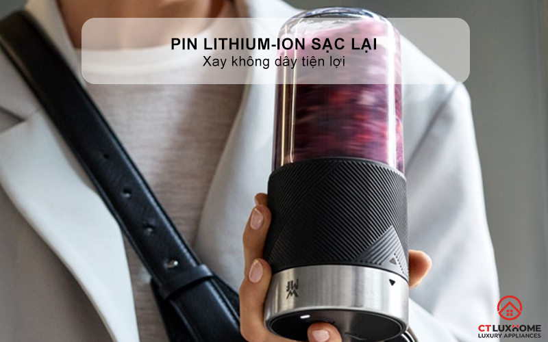 MÁY XAY SINH TỐ CẦM TAY WMF MIX ON THE GO BLACK EU VERSION 0416700011 2