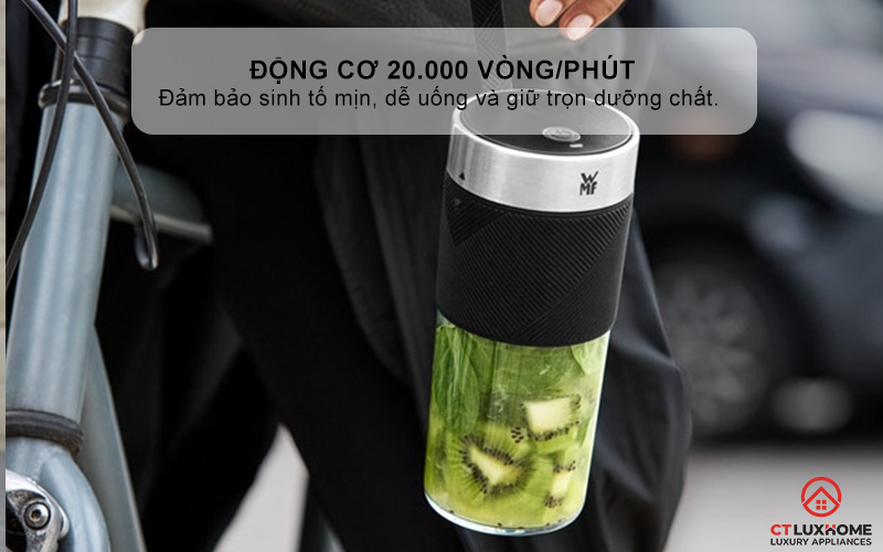 MÁY XAY SINH TỐ CẦM TAY WMF MIX ON THE GO BLACK EU VERSION 0416700011 3