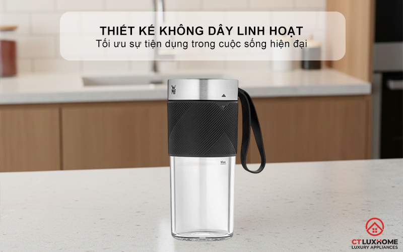 MÁY XAY SINH TỐ CẦM TAY WMF MIX ON THE GO BLACK EU VERSION 0416700011 4