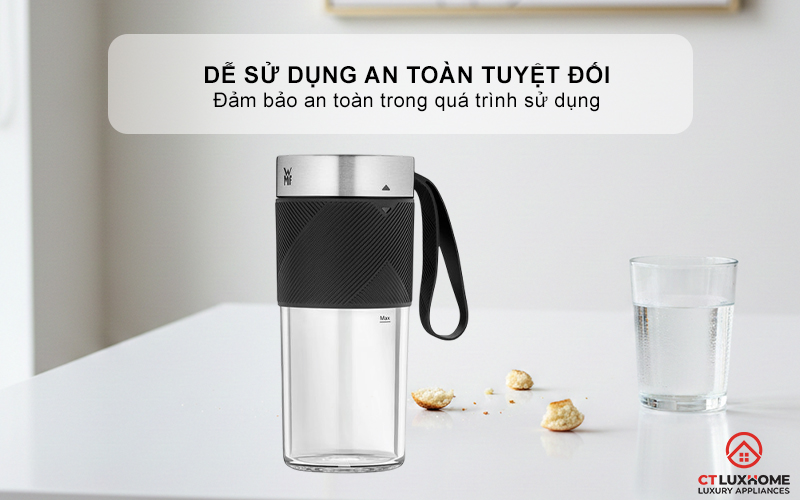 MÁY XAY SINH TỐ CẦM TAY WMF MIX ON THE GO BLACK EU VERSION 0416700011 6
