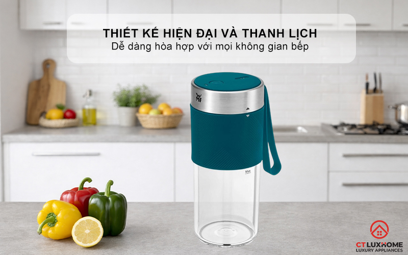 MÁY XAY SINH TỐ MINI WMF MIX ON THE GO PETROL 0416700091  1