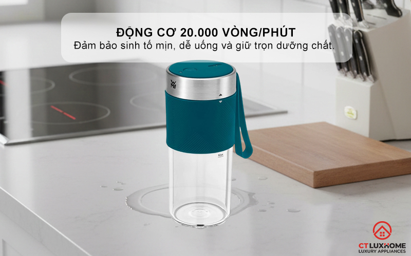 MÁY XAY SINH TỐ MINI WMF MIX ON THE GO PETROL 0416700091  5