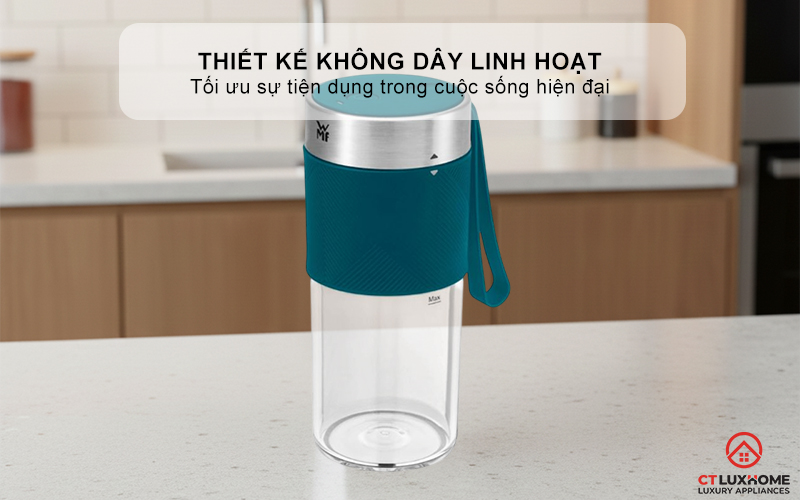 MÁY XAY SINH TỐ MINI WMF MIX ON THE GO PETROL 0416700091  6