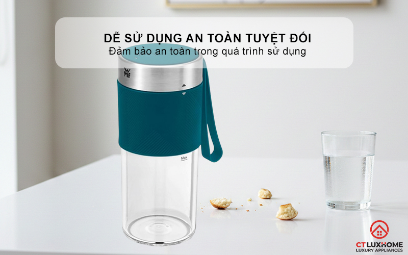 MÁY XAY SINH TỐ MINI WMF MIX ON THE GO PETROL 0416700091  8