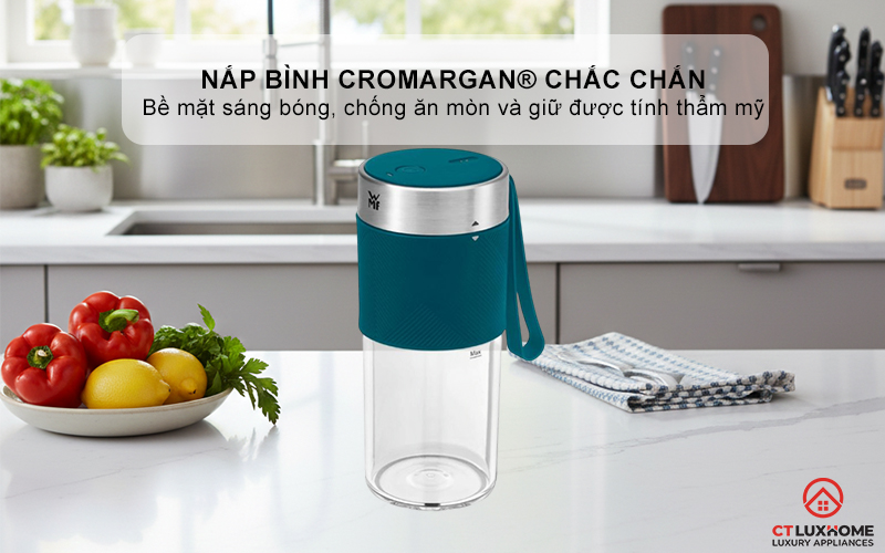 MÁY XAY SINH TỐ MINI WMF MIX ON THE GO PETROL 0416700091  4