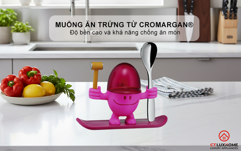 CỐC TRỨNG  WMF SET 2 KIDS EGGCUP MCEGG PINK 0616687400  4