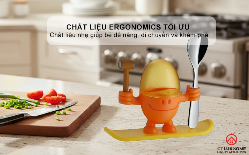 CỐC TRỨNG WMF SET 2 KIDS EGGCUP MCEGG ORANGE 0616687450 5