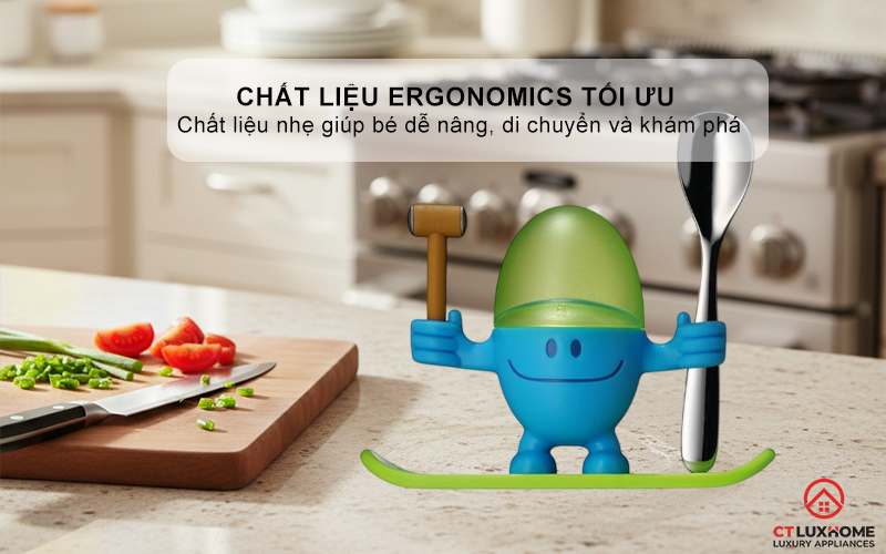 CỐC TRỨNG  WMF SET 2 KIDS EGGCUP MCEGG BLUE 0616687620  5