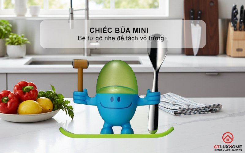 CỐC TRỨNG  WMF SET 2 KIDS EGGCUP MCEGG BLUE 0616687620  6