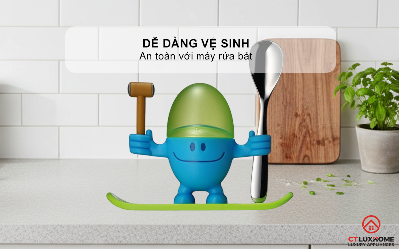 CỐC TRỨNG  WMF SET 2 KIDS EGGCUP MCEGG BLUE 0616687620  7