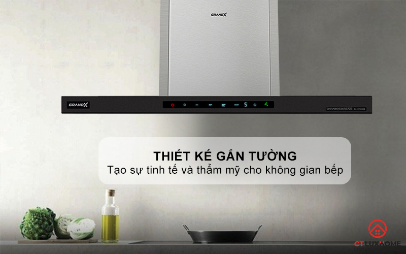 MÁY HÚT MÙI ÁP TƯỜNG GRANDX GX H90C68B NGANG 90CM GXH90C68B 1