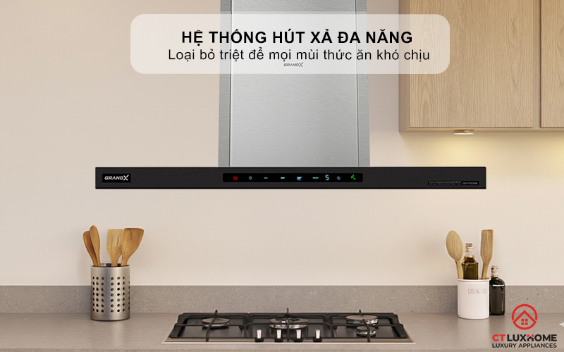MÁY HÚT MÙI ÁP TƯỜNG GRANDX GX H90C68B NGANG 90CM GXH90C68B 5