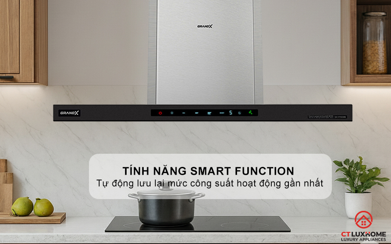 MÁY HÚT MÙI ÁP TƯỜNG GRANDX GX H90C68B NGANG 90CM GXH90C68B 8