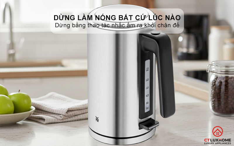 ẤM SIÊU TỐC WMF LONO 0413130011 1.6 LÍT 7