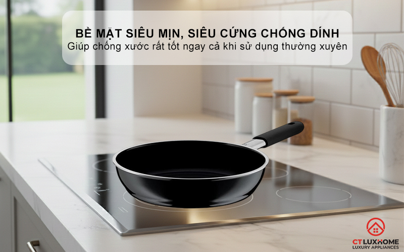  CHẢO RÁN WMF FUSIONTEC FRYING PAN 28CM ESSENTIAL BLACK 0517795290 3