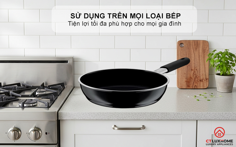  CHẢO RÁN WMF FUSIONTEC FRYING PAN 28CM ESSENTIAL BLACK 0517795290 7