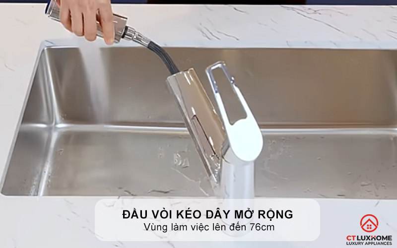 VÒI RỬA CHÉN BÁT KONOX KIRA CHROME KIRACHROME 3
