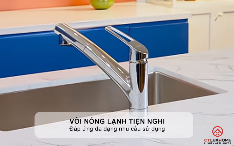 VÒI RỬA CHÉN BÁT KONOX KIRA CHROME KIRACHROME 6