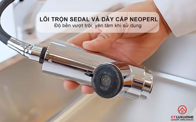 VÒI RỬA CHÉN BÁT KONOX KIRA CHROME KIRACHROME 9